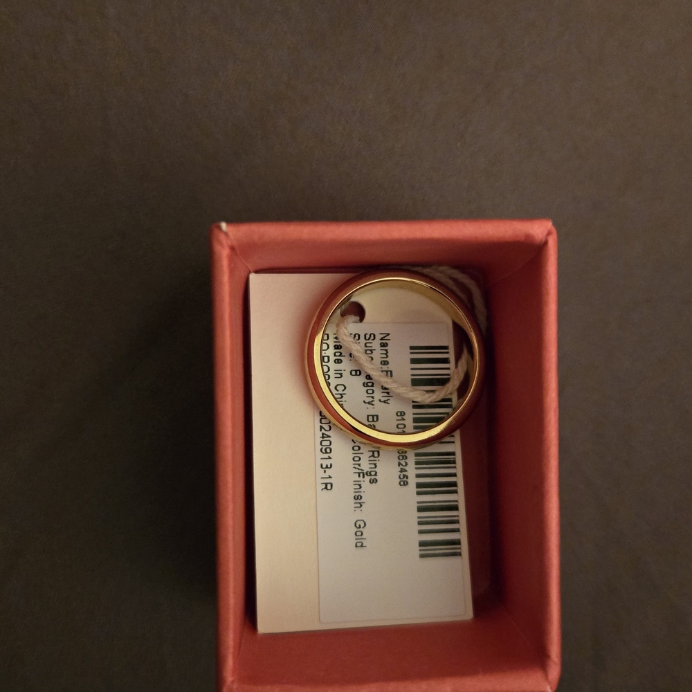 Classic Gold Band Ring